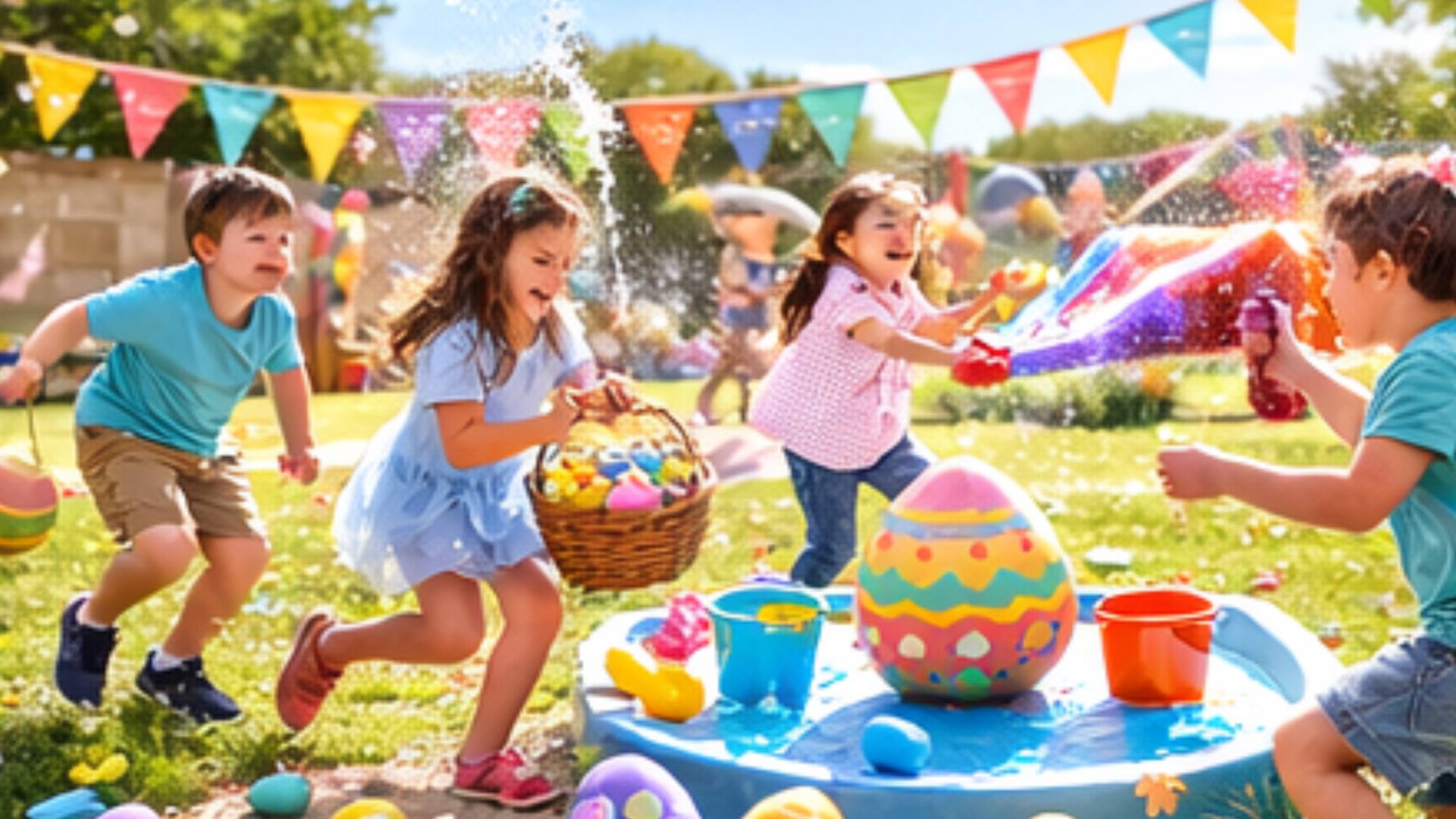 Grupo de niños y niñas con las manos cogidas